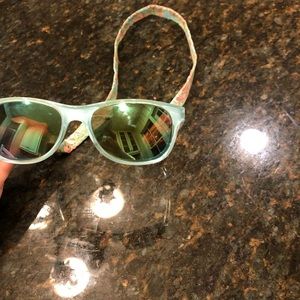Costa Blue Sunglasses with Lully Pulitzer Band